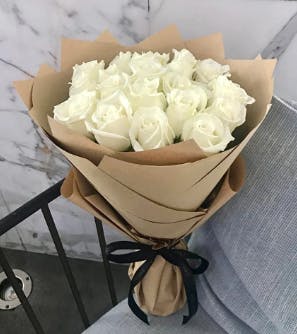White Rose Bouquet