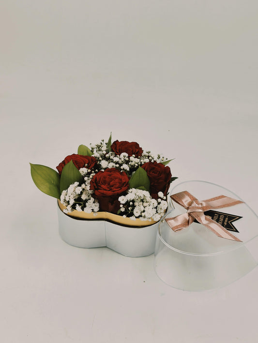 Small heart shaped box