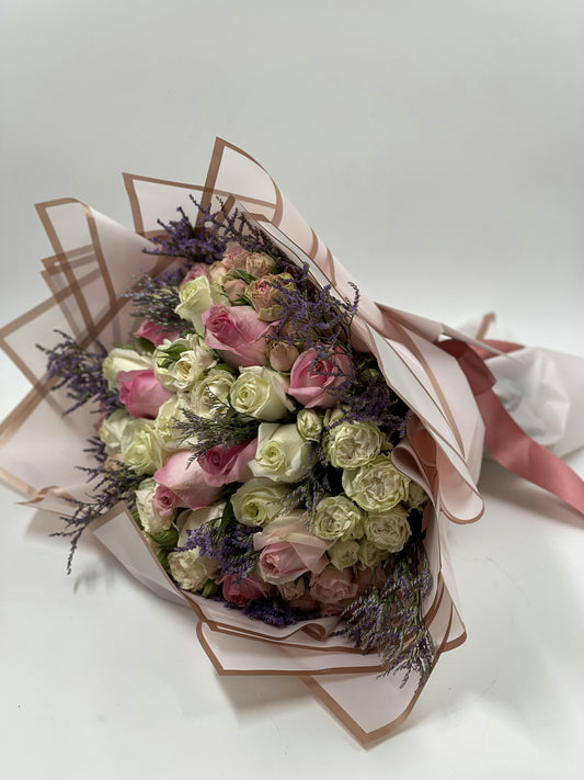 pink and White bouquet
