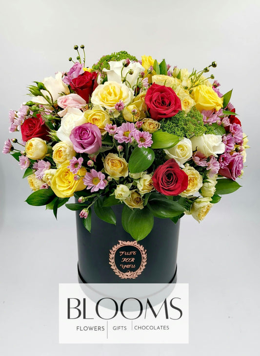 50 mix roses box