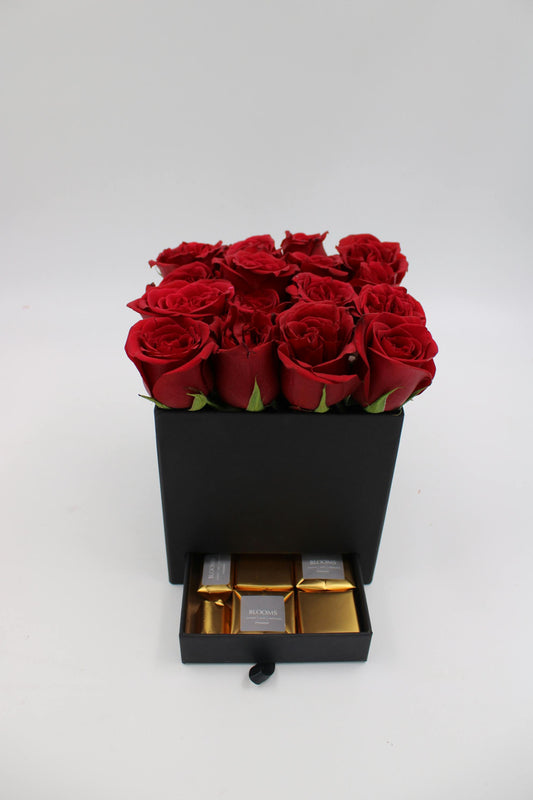 Red Roses and Chocoate Box